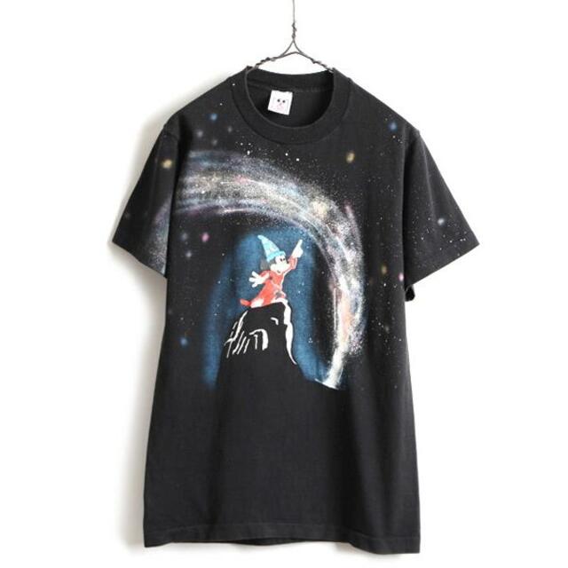 80s 90s USA製 □ ディズニー オフィシャル ファンタジア プリント 超