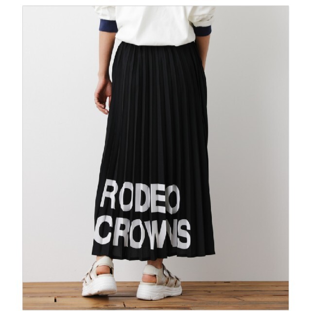 RODEO CROWNS WIDE BOWL(ロデオクラウンズワイドボウル)のRCWB ビッグアイコンプリーツスカート レディースのスカート(ロングスカート)の商品写真