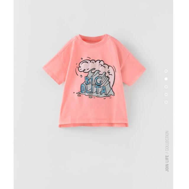 ZARA(ザラ)の新品　完売　ザラ　ネオンTシャツ　100 110 120 キッズ/ベビー/マタニティのキッズ服男の子用(90cm~)(Tシャツ/カットソー)の商品写真