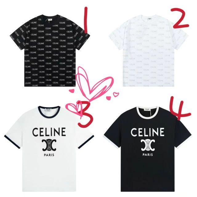 人気   Tシャツ 半袖 celine  G2331