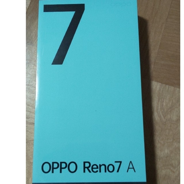 OPPO Reno 7 A 新品未開封 黒  SIMフリー版 スターリーブラックスターリーブラック