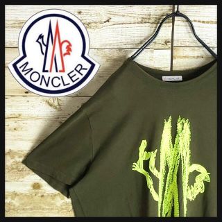 モンクレール(MONCLER)の即完売 MONCLER モンクレール tシャツ 刺繍 ロゴ入り 希少カラー(Tシャツ/カットソー(半袖/袖なし))