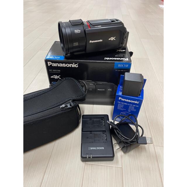 【美品】Panasonic HC-WX1M-K  1万円以上の予備バッテリー等付