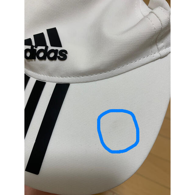 adidas(アディダス)のadidas キャップ フリーサイズ 白 メンズの帽子(キャップ)の商品写真
