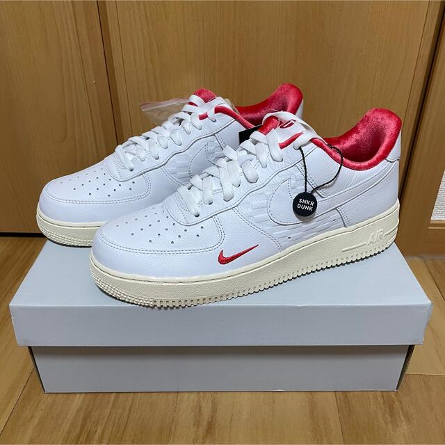 KITH × NIKE AIR FORCE 1 LOW "WHITE/RED"