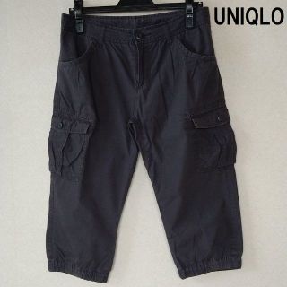 ユニクロ(UNIQLO)の★格安 UNIQLO（ユニクロ）カーゴハーフパンツ グレー★(ハーフパンツ)