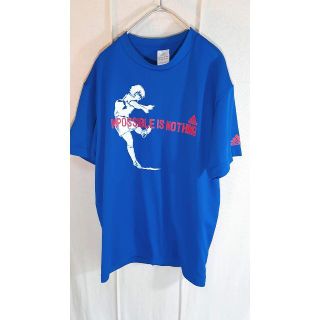 アディダス(adidas)のadidas/アディダス/サッカーイラスト/Ｔシャツ/ストレッチあり(Tシャツ/カットソー(半袖/袖なし))