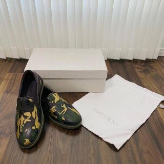 ジミーチュウ(JIMMY CHOO)のまっち59様　JIMMY CHOO 新品　未使用　迷彩 18ss スリッポン (スリッポン/モカシン)