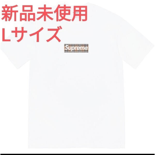 保証書付】 Supreme ホワイト Tee BoxLogo Supreme®/Burberry® - T