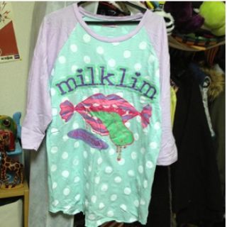 スピンズ(SPINNS)のmilklim BIG Tシャツ(Tシャツ(長袖/七分))