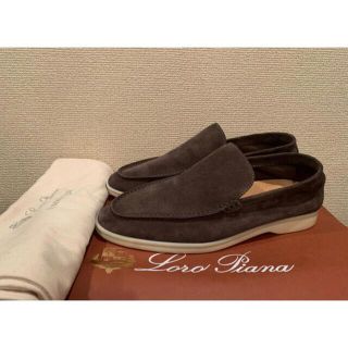 ロロピアーナ(LORO PIANA)のloropiana summer walk ウォームグレー(スリッポン/モカシン)