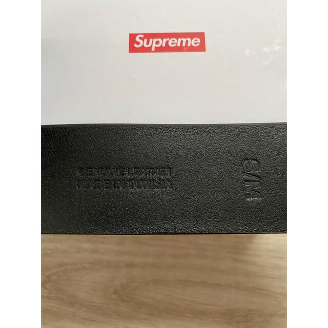 Supreme Repeat Leather Belt BLK S/M 5