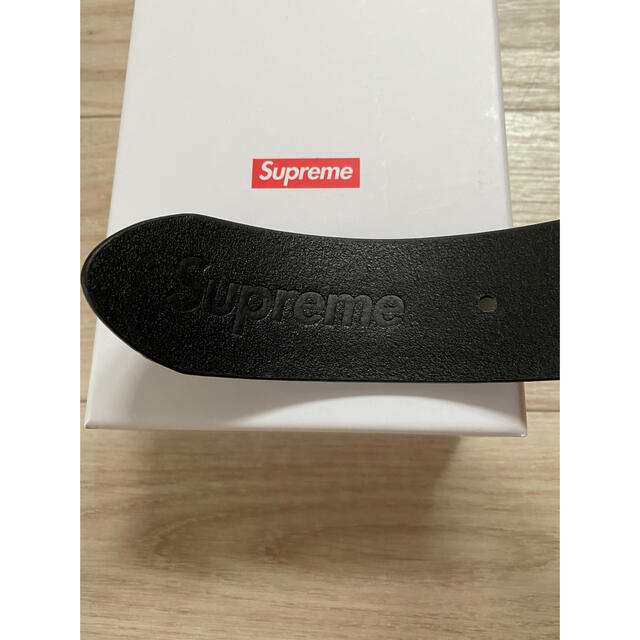 Supreme Repeat Leather Belt BLK S/M 6