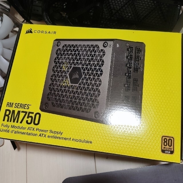 PCパーツCorsair RM750 PC電源ユニット 750W 80PLUS Gold