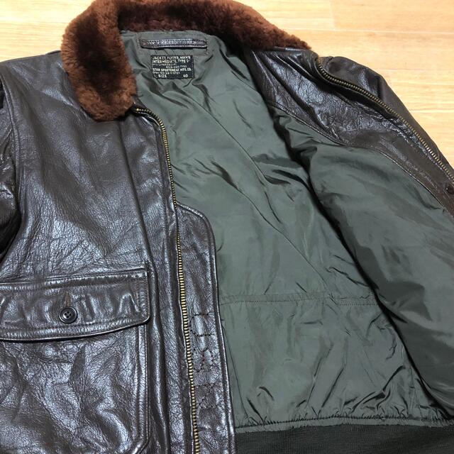 60s vintage G-1 フライトジャケット 40 黒タグ USN gzerosolucoes.com.br