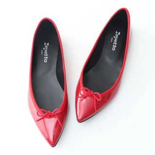 レペット(repetto)の定価48400円　レペット JUNON 36.5 ミティックゴム　美品(バレエシューズ)