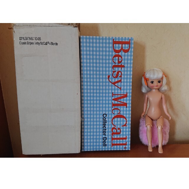 【レア】タイニーベッツィ クラシックストライプベーシック ブロンド ハンドメイドのぬいぐるみ/人形(人形)の商品写真