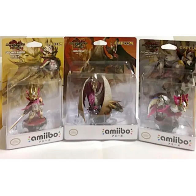 amiibo 3種セット モンスターハンターライズ