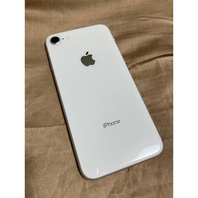 iPhone8 シルバーホワイト　64GBスマホ/家電/カメラ