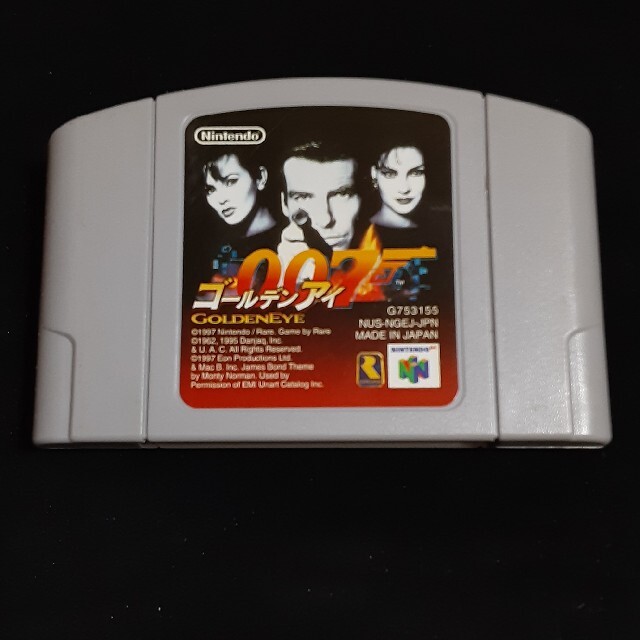 日本製・綿100% ゴールデンアイ 007 ニンテンドー64 N64ソフト - 通販