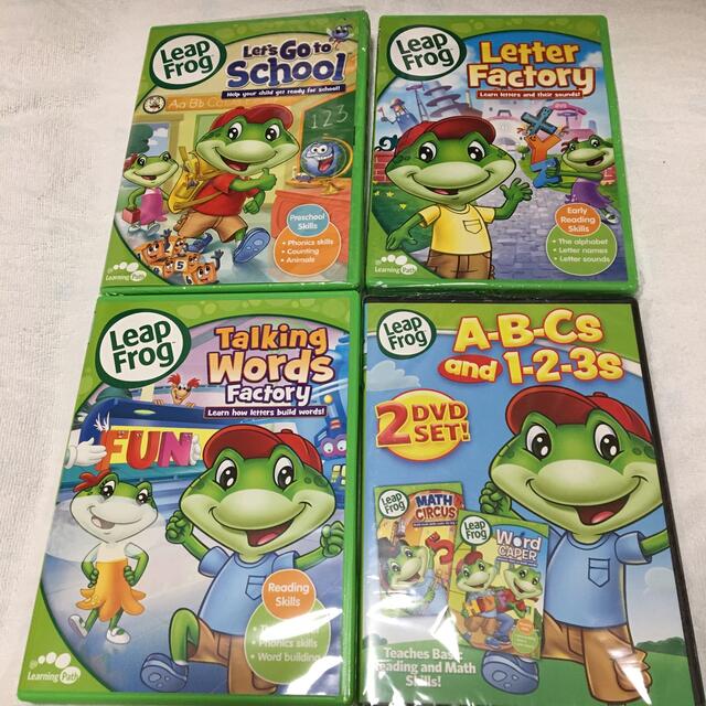 再値下げしました。美品！】Leap Frog Learning DVD 5枚