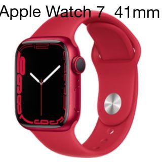 アップルウォッチ(Apple Watch)の【新品未開封】APPLE WATCH7 41 RDAL RD 202110(その他)