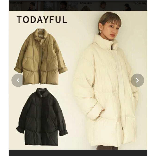 TODAYFUL(トゥデイフル)のスタンドカラーダウン レディースのジャケット/アウター(ダウンコート)の商品写真