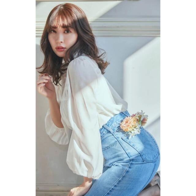 Her lip to(ハーリップトゥ)の【未使用美品】Valencia High Rise Jeans レディースのパンツ(デニム/ジーンズ)の商品写真