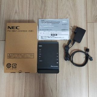 エヌイーシー(NEC)のNEC WG1200HS4 Wi-Fiルーター(PC周辺機器)