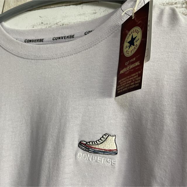 CONVERSE(コンバース)の新品　コンバース  オールスター　スニーカー刺繍　Tシャツ　M レディースのトップス(Tシャツ(半袖/袖なし))の商品写真