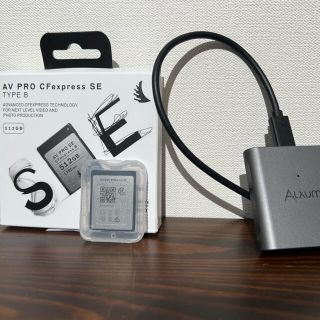 Cfexpress B angelbird 512gb とリーダー(PC周辺機器)