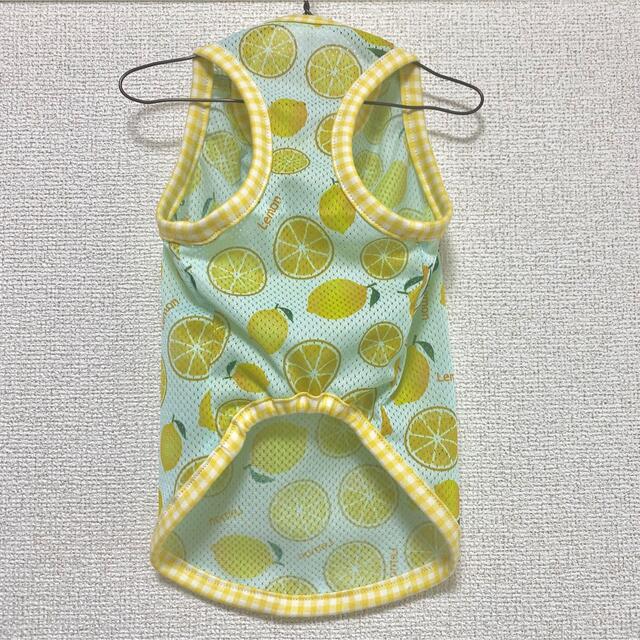 犬服 ハンドメイド メッシュ レモン タンクトップ オーダーページ 大人