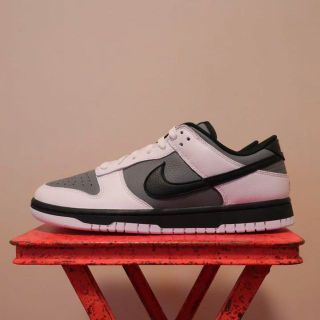 ナイキ(NIKE)のナイキ ダンク ロー　ホワイト×グレー×ブラック　26.5cm(スニーカー)