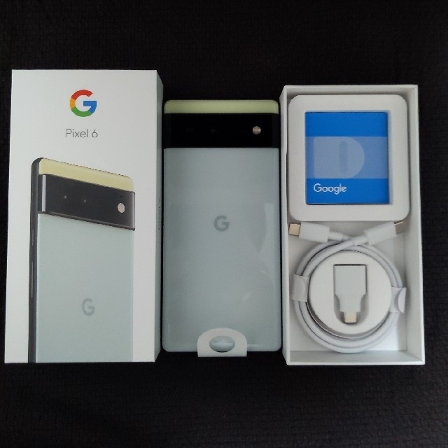 Google Pixel6 128GB SortaSeafoamスマートフォン本体