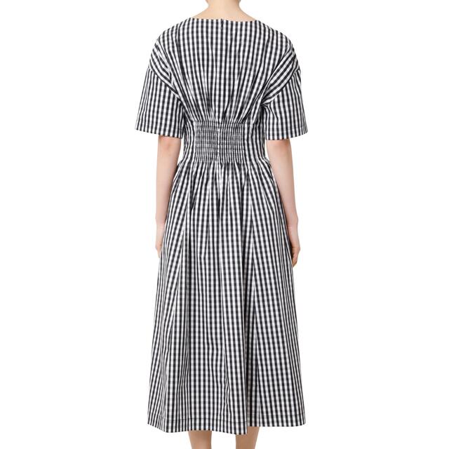ルシェルブルー Gingham Check Round Form Dress | givebacktickets.com