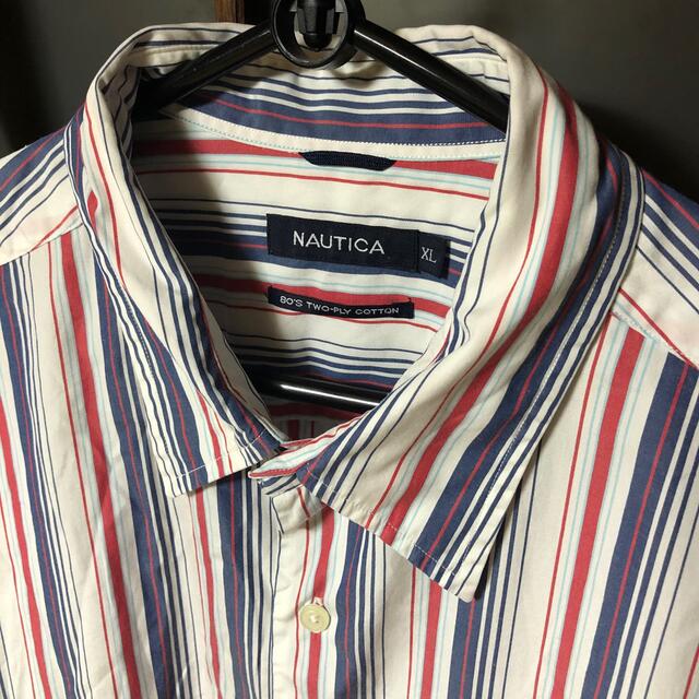 NAUTICA(ノーティカ)の【全品セール】NAUTICA 80sコットンオーバーサイズシャツ 極美品 ユニセ メンズのトップス(シャツ)の商品写真