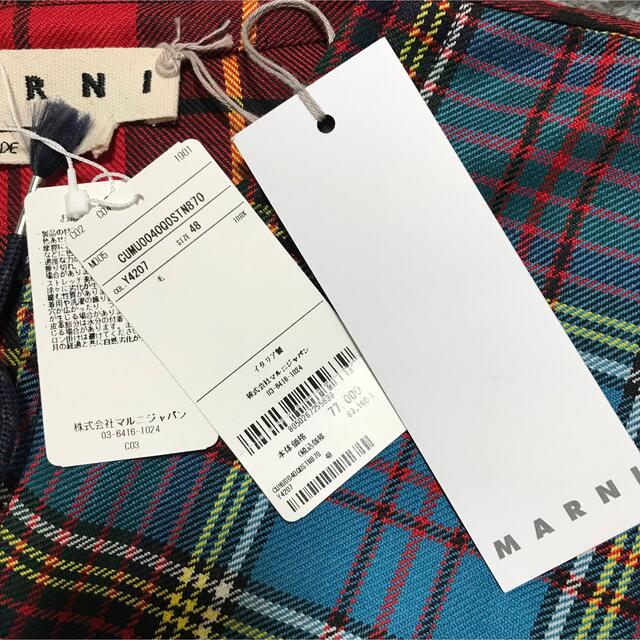 Marni(マルニ)のSALE マルニ　チェックアシンメトリーシャツ メンズのトップス(シャツ)の商品写真