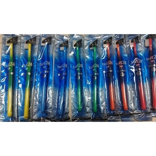 タフト24 ミディアムソフト 歯科専用 歯ブラシ カラーアソート10本セット(歯ブラシ/デンタルフロス)
