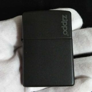 ジッポー(ZIPPO)のzippo マットブラック(タバコグッズ)