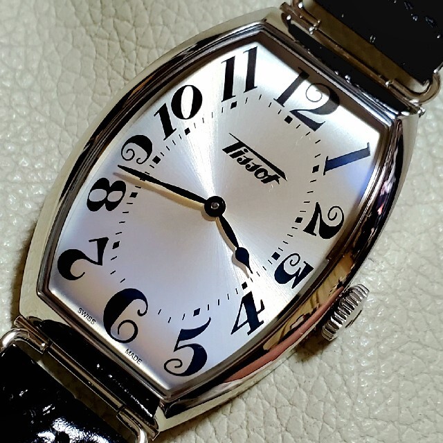 極美品 TISSOT ティソ ヘリテージポルト シルバー メンズ | www