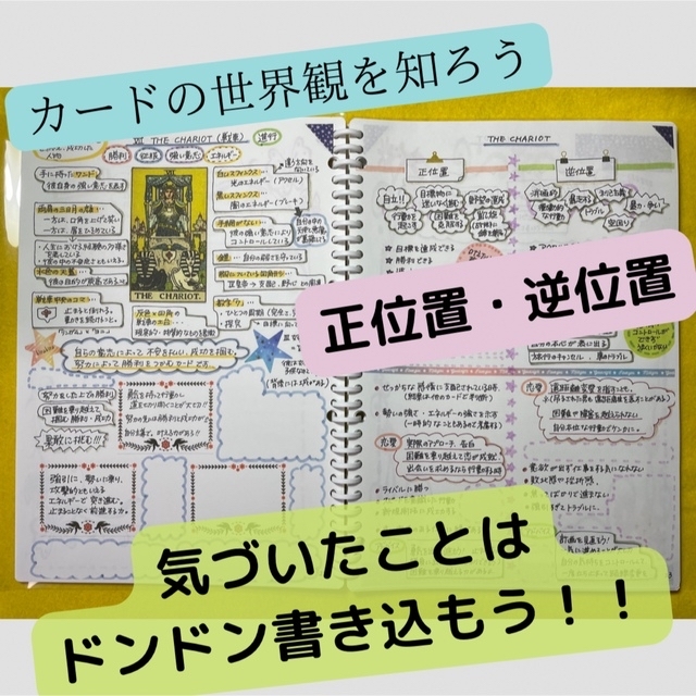 タロットジャーナル（書き込んで作る学習ノート） タロット 教材 解説