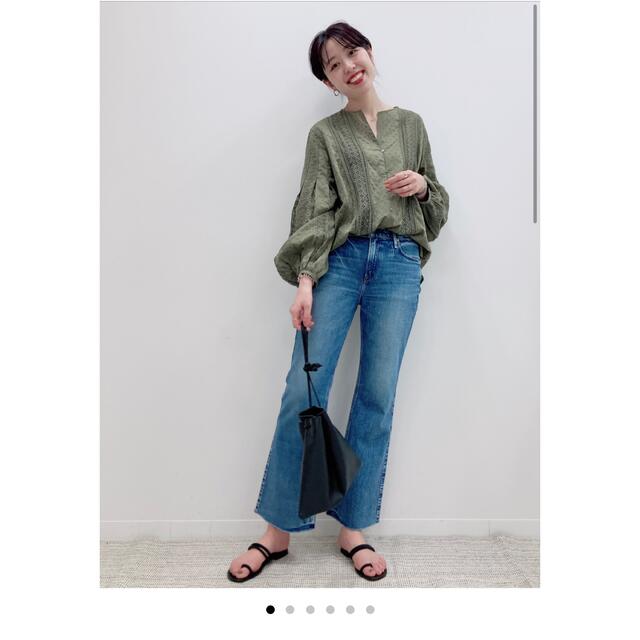 Spick & Span(スピックアンドスパン)のSpick and Span シアーブロイダーレースブラウス(新品タッグ付き) レディースのトップス(シャツ/ブラウス(長袖/七分))の商品写真