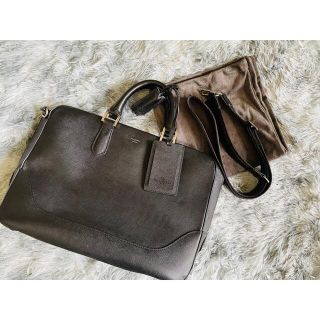 ペッレ モルビダ(PELLE MORBIDA)の【美品】2wayバック  est.715 オールレザー ビジネスバッグ ブラック(ビジネスバッグ)