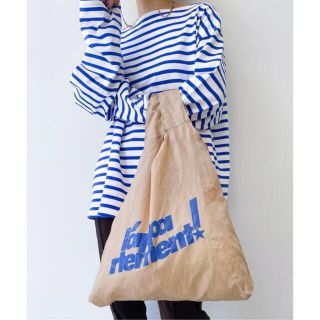 アパルトモンドゥーズィエムクラス(L'Appartement DEUXIEME CLASSE)のL'Appartement Nylon Eco Bag キャメル(エコバッグ)