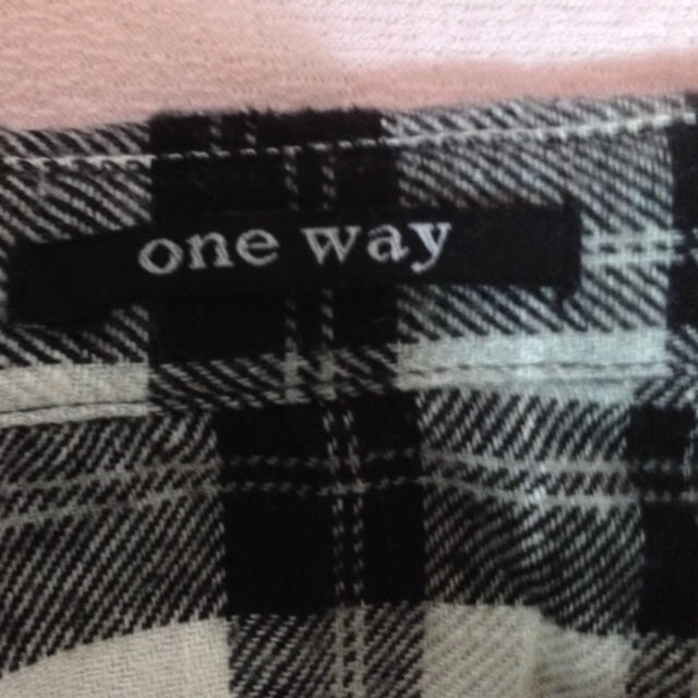 one*way(ワンウェイ)のoneway♥️チェック♥️シャツ レディースのトップス(シャツ/ブラウス(長袖/七分))の商品写真