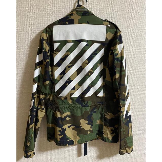 off-white ミリタリージャケット ワッペン サイズXL