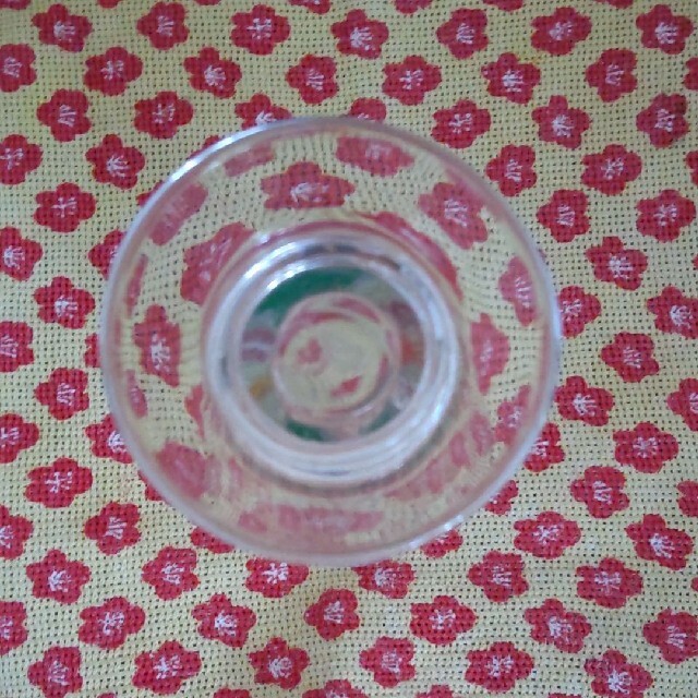 レトロ  ガラスコップ スイカ コブレット インテリア/住まい/日用品のキッチン/食器(グラス/カップ)の商品写真