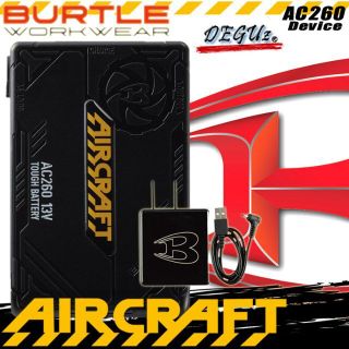 バートル(BURTLE)のバッテリー　黒　AC270・271対応　空調服　バートル　【AC260】(その他)