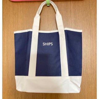 SHIPS - 未使用 シップス トートバッグ 非売品 マリンカラー 夏用