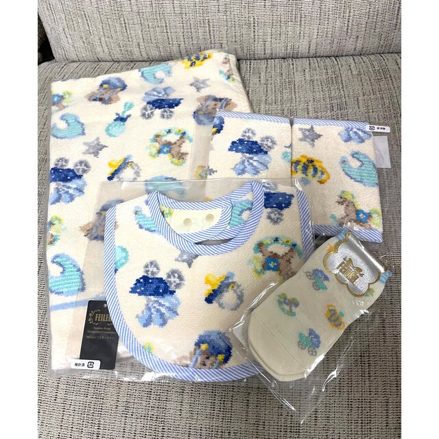 販売特注品 本日特別最終価格【新品】フェイラーベビーシャワーブルー